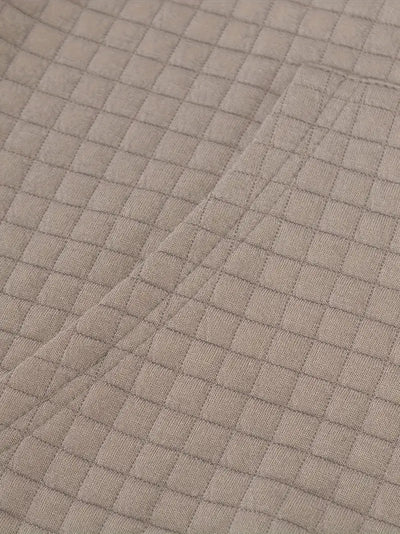 James - Textured Grid Hooded Sweatshirt
