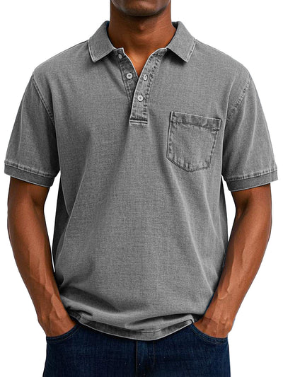 Ellis™ – Vintage Cotton Polo for Everyday Refinement