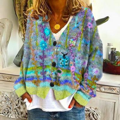 Eva - Cozy and Colorful Knitted Sweater