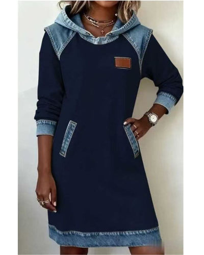 Pascalina - Denim Dress with Hood
