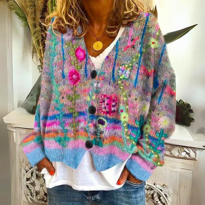 Eva - Cozy and Colorful Knitted Sweater