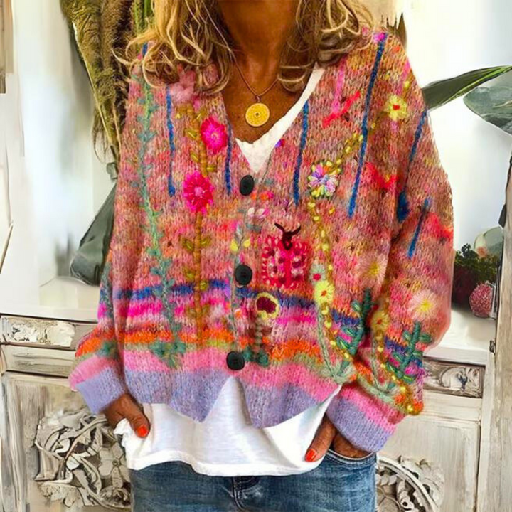 Eva - Cozy and Colorful Knitted Sweater