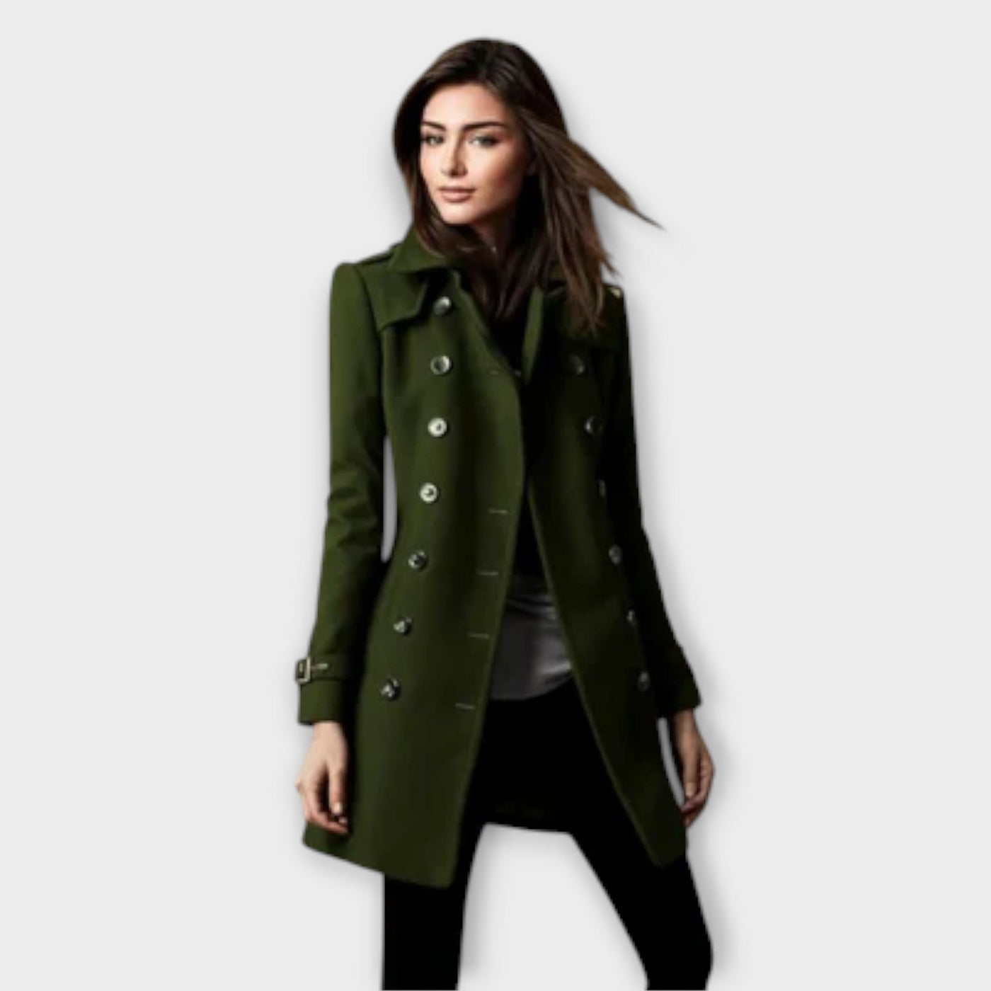 Linda – Double-Breasted Trench Coat