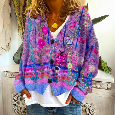 Eva - Cozy and Colorful Knitted Sweater