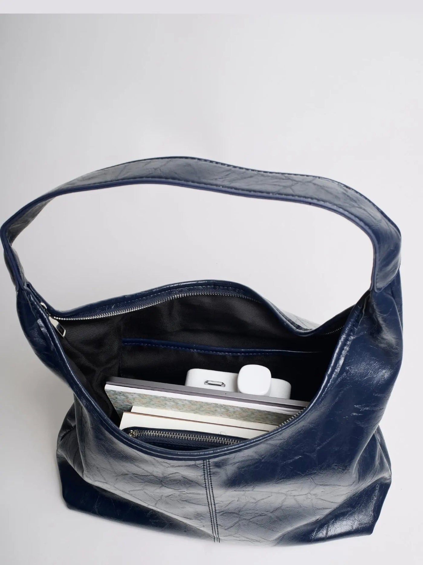 YAYA Distressed Leather Tote