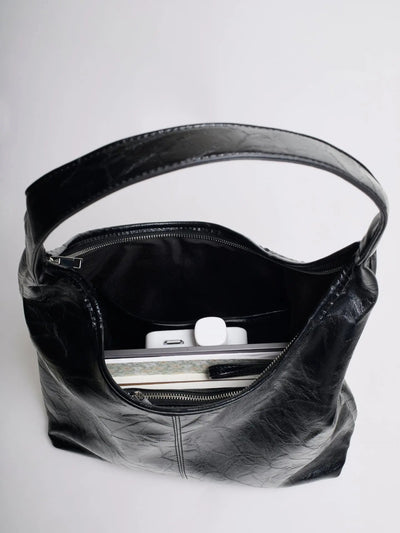 YAYA Distressed Leather Tote