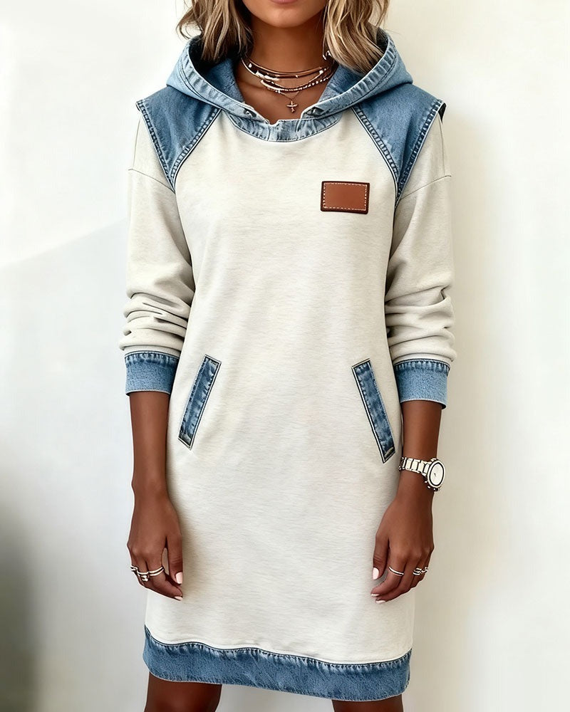 Pascalina - Denim Dress with Hood
