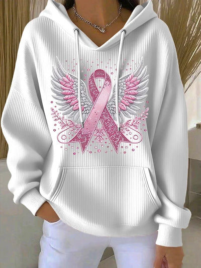 Hope – Sweater with breast cancer ribbon