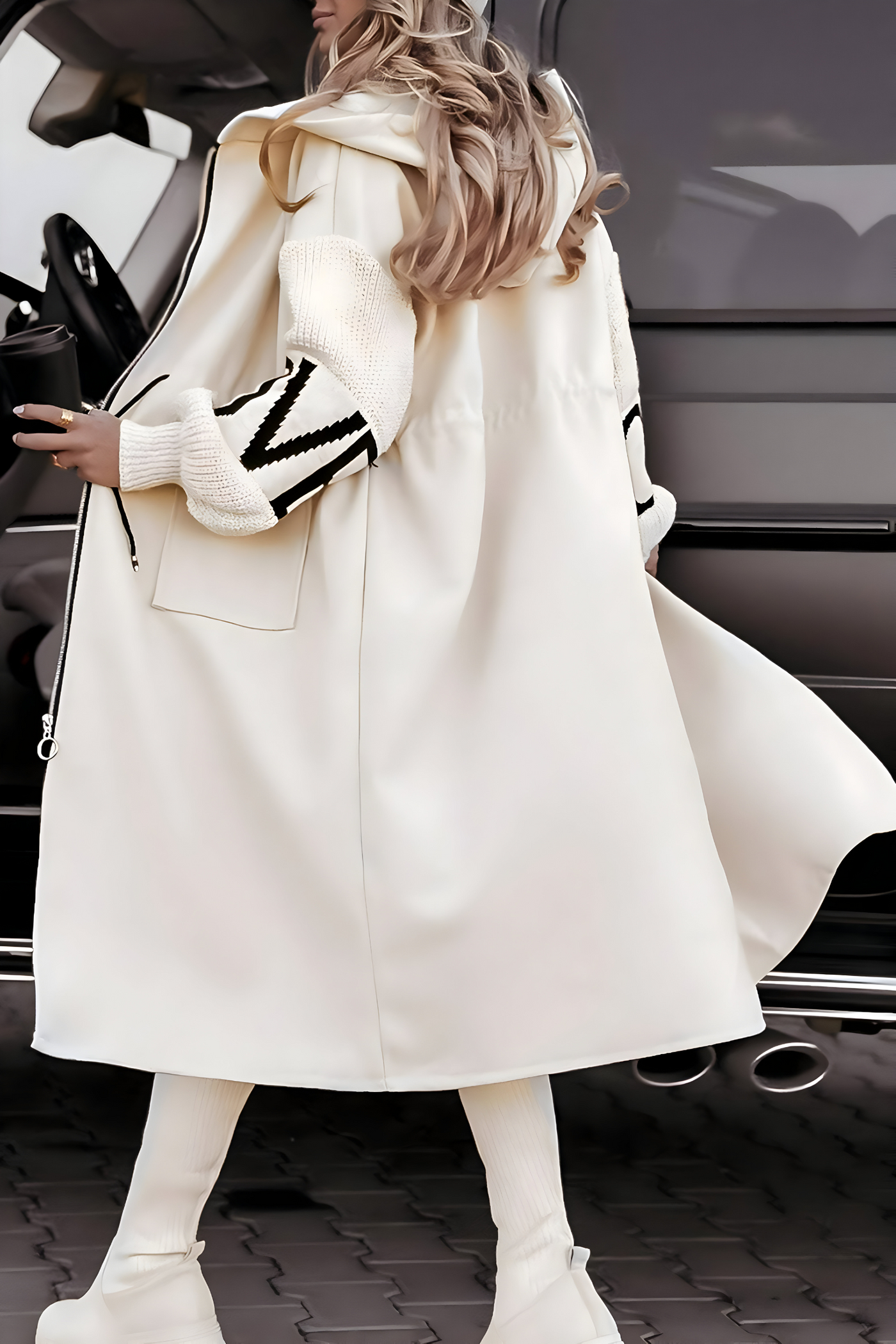 Rosa | Elegant Hooded Coatigan