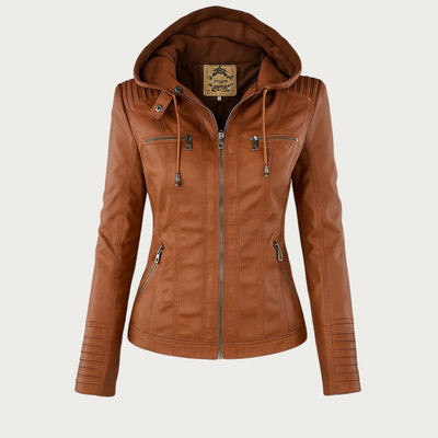 Monika™ | Robust and elegant leather jacket
