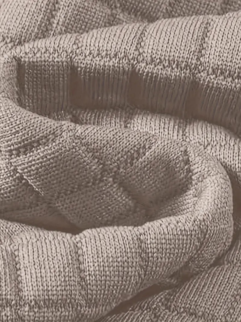 James - Textured Grid Hooded Sweatshirt