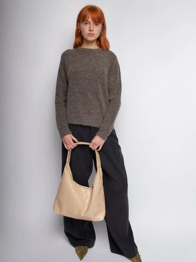 YAYA Distressed Leather Tote