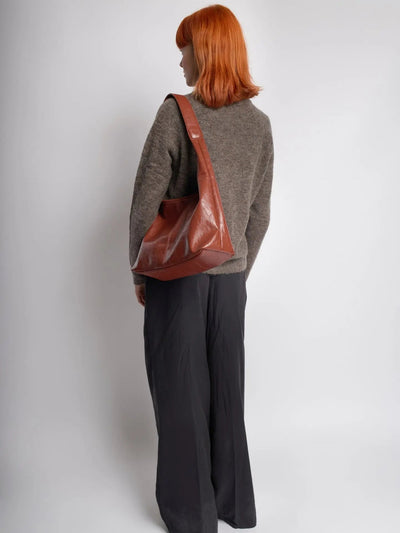 YAYA Distressed Leather Tote