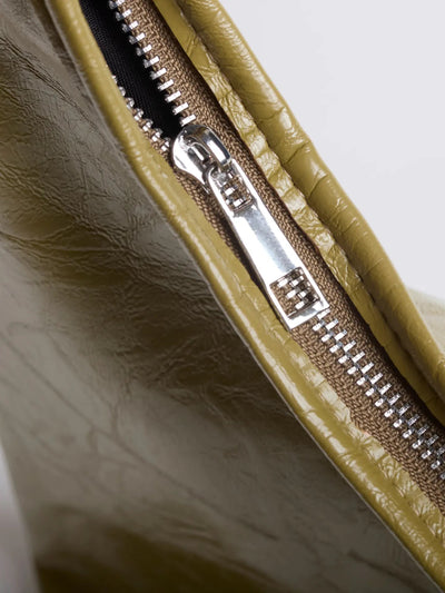 YAYA Distressed Leather Tote