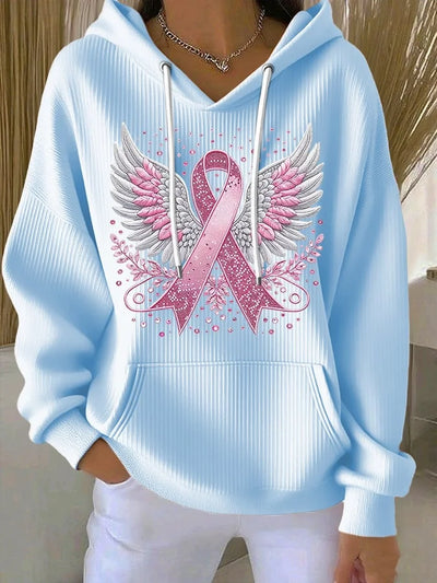 Hope – Sweater with breast cancer ribbon