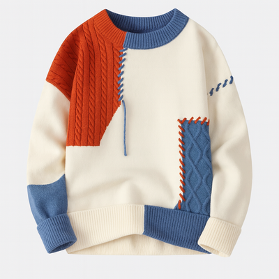 Tracy | Arty Patch Sweater
