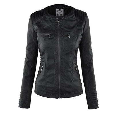 Monika™ | Robust and elegant leather jacket