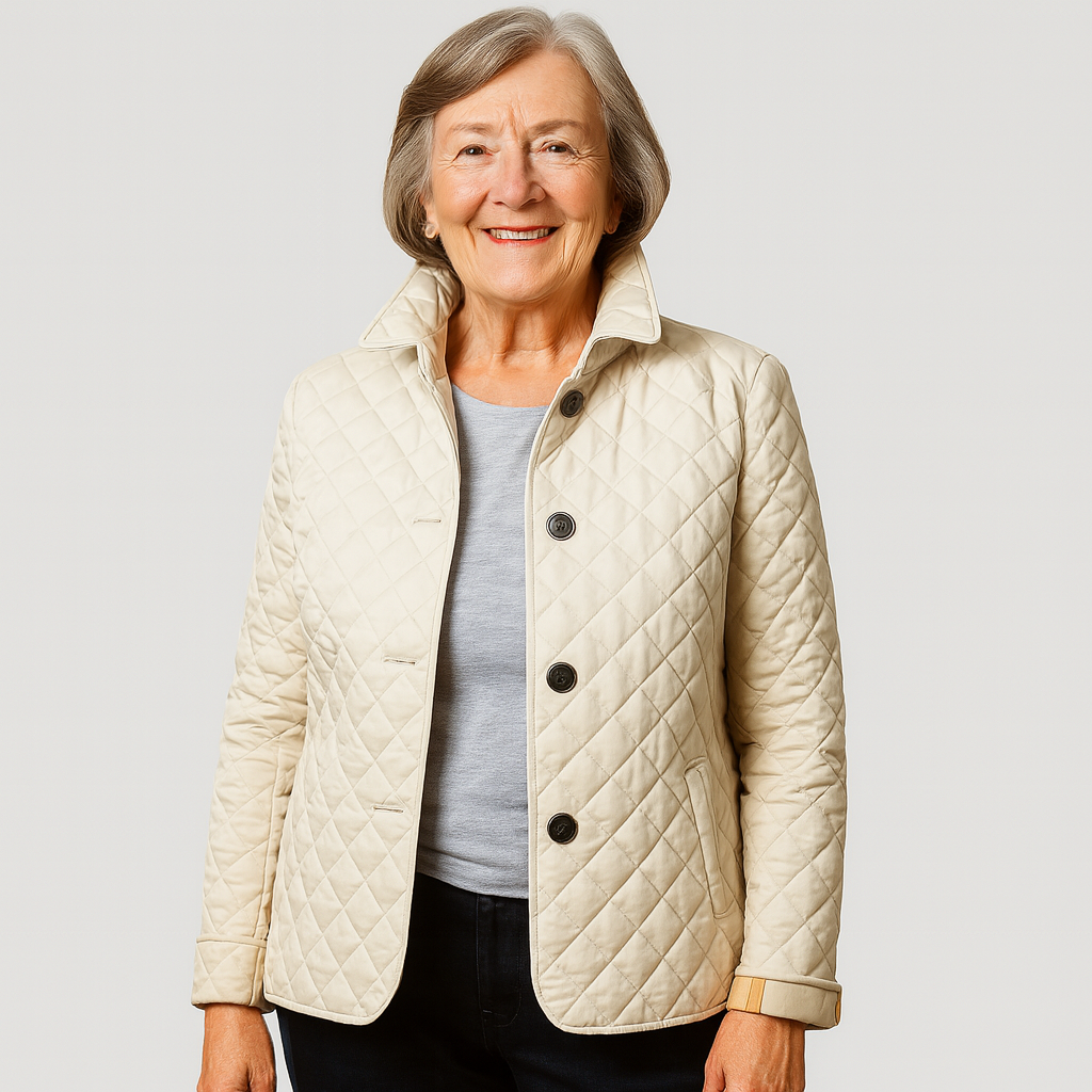 Verity | Casual Quilted Jacket with Turned-Down Collar