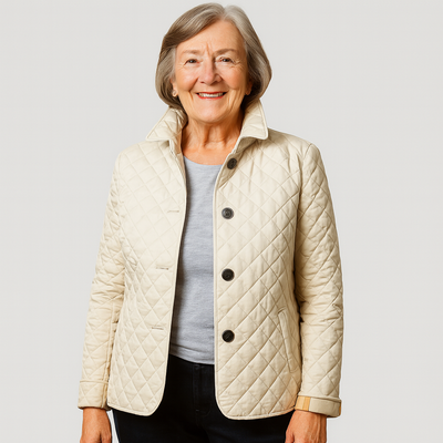 Verity | Casual Quilted Jacket with Turned-Down Collar