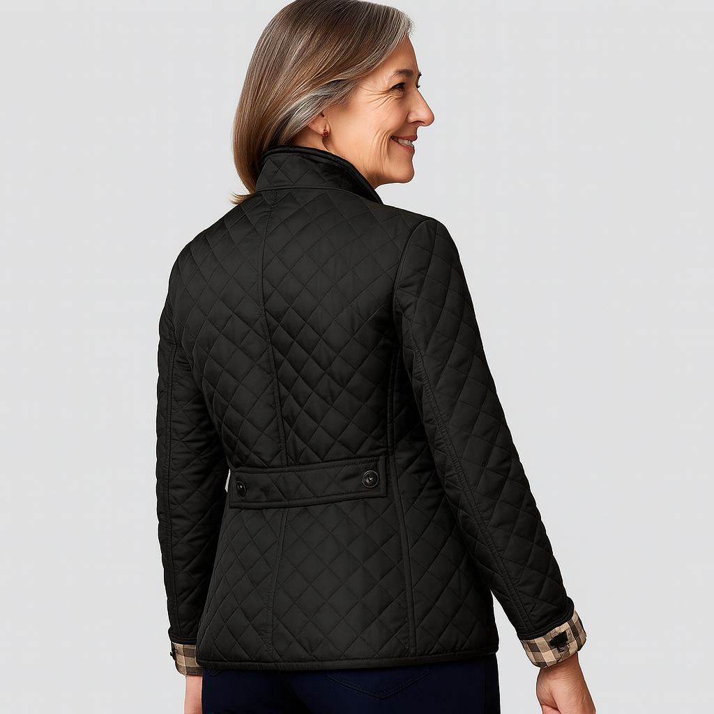 Verity | Casual Quilted Jacket with Turned-Down Collar