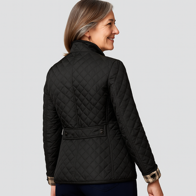 Verity | Casual Quilted Jacket with Turned-Down Collar