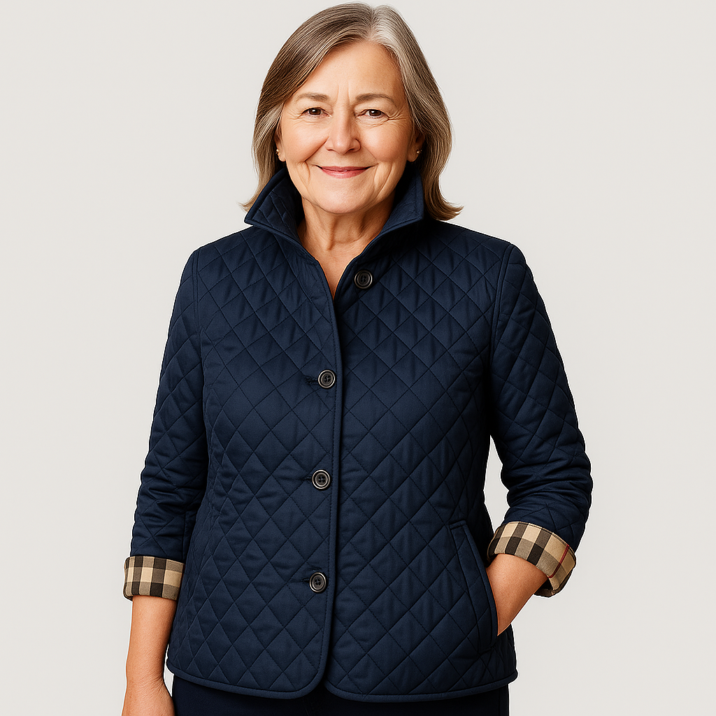 Verity | Casual Quilted Jacket with Turned-Down Collar