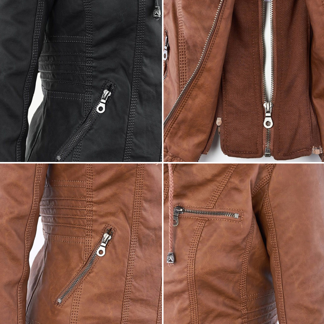 Monika™ | Robust and elegant leather jacket