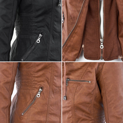 Monika™ | Robust and elegant leather jacket