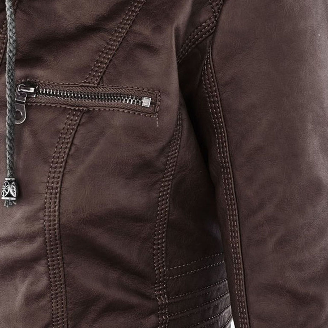 Monika™ | Robust and elegant leather jacket