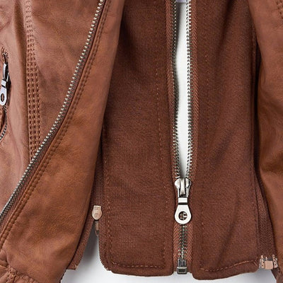Monika™ | Robust and elegant leather jacket