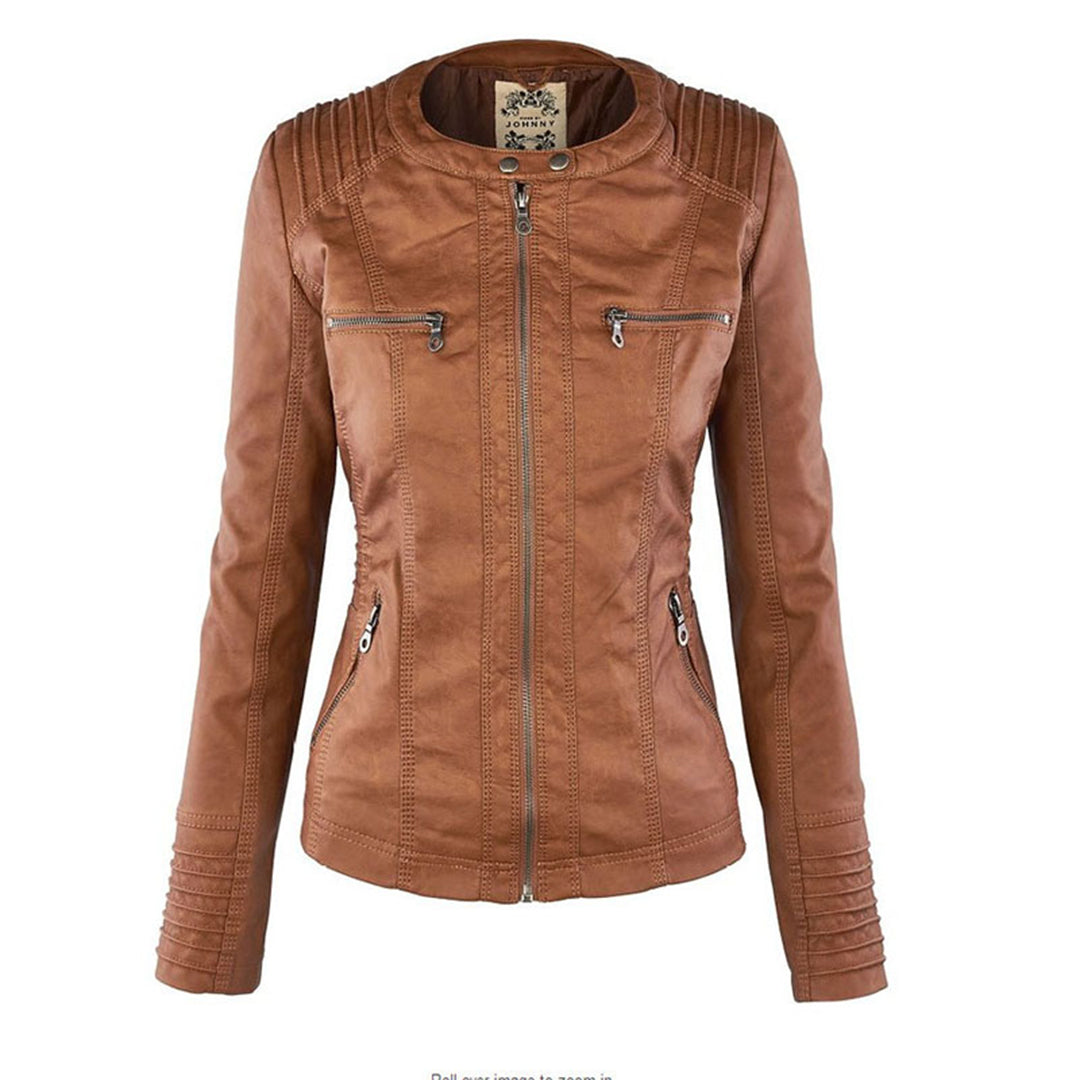 Monika™ | Robust and elegant leather jacket