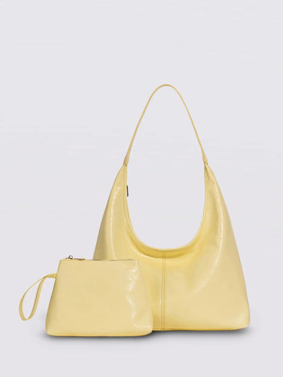 YAYA Distressed Leather Tote