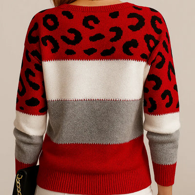 Pascalina | Leopard Print Casual Sweater
