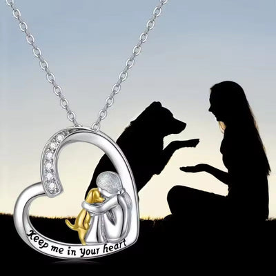 Tracy | Dog Embrace Necklace