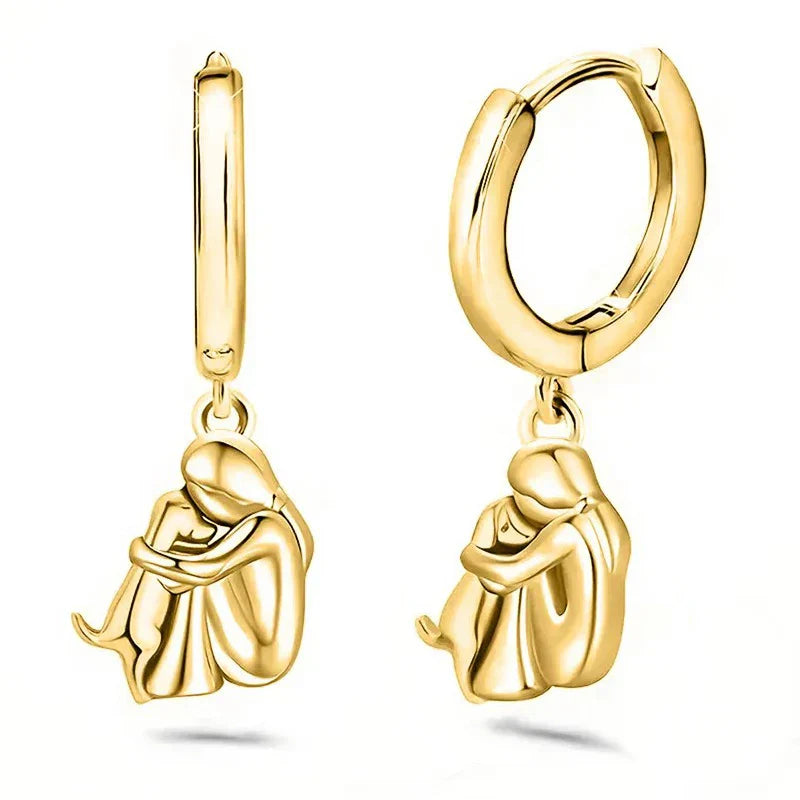 Tracy | Dog Embrace Earrings