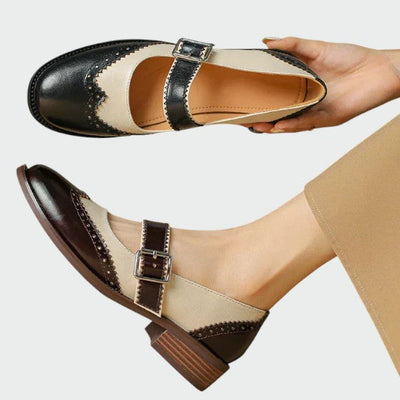 Olivia – Leather Mary Janes