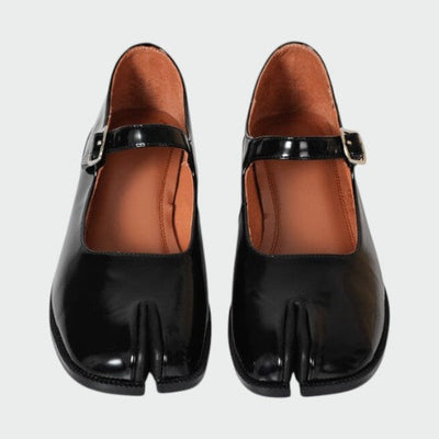 Olivia - Split-Toe Buckle Mary Jane Shoes