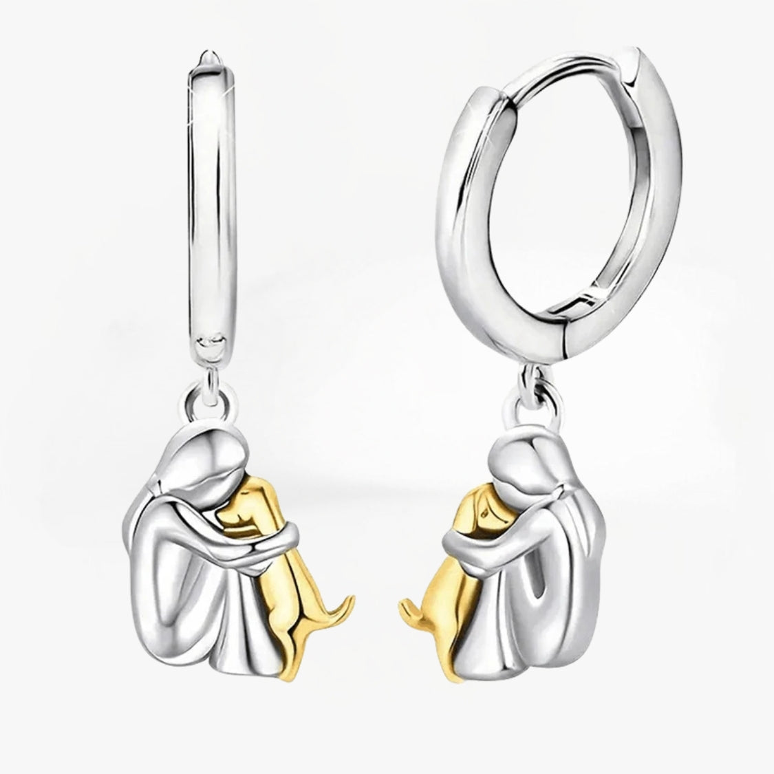 Tracy | Dog Embrace Earrings