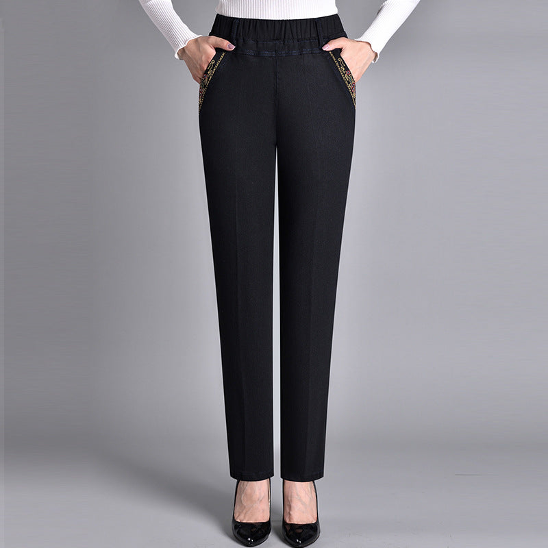 Tracy® | Women's jeans with side pockets and elastic waistband