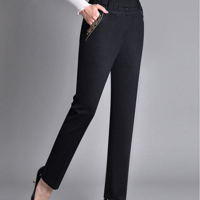 Tracy® | Women's jeans with side pockets and elastic waistband